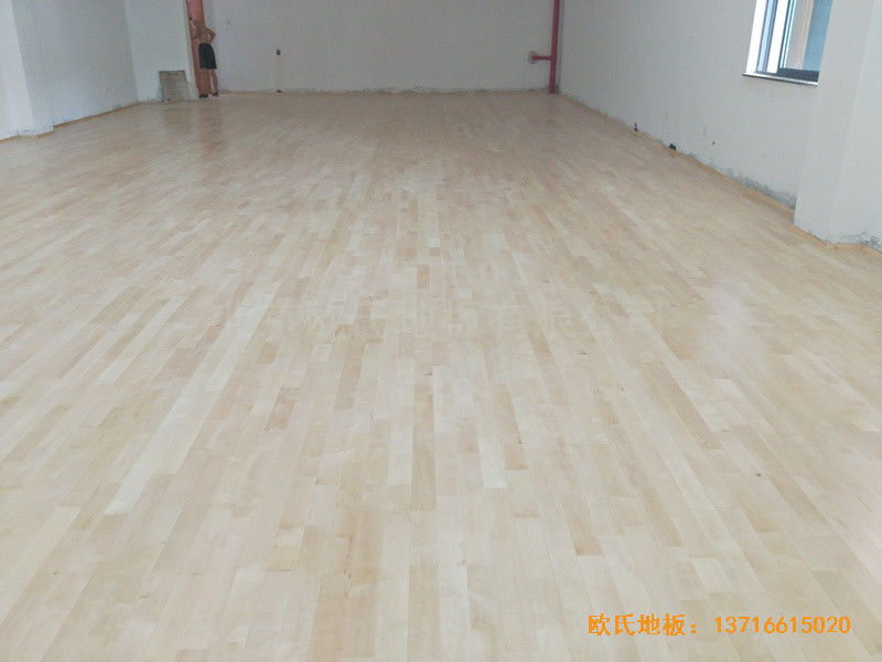 杭州分水鎮(zhèn)徐凝小學運動館體育木地板鋪設案例4
