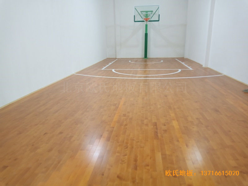西城區黃寺大街24號院籃球館體育木地板鋪裝案例4