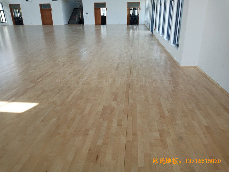 寧波中國石油儲蓄基地運(yùn)動(dòng)館體育木地板施工案例0
