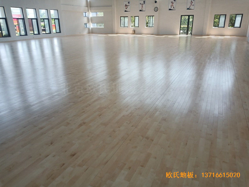 寧波中國石油儲蓄基地運(yùn)動(dòng)館體育木地板施工案例4