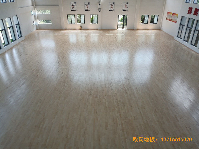 寧波中國石油儲蓄基地運(yùn)動(dòng)館體育木地板施工案例5